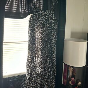 Black floral print Maxi dress